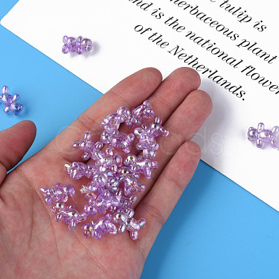 Transparent Acrylic Beads MACR-S154-127-C04-1