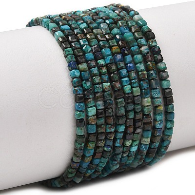 Natural Chrysocolla and Lapis Lazuli Beads Strands GG-CBA9631-B03-03-1
