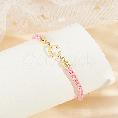 1Pc Adjustable Nylon Cord Slider Bracelets for Women BJEW-LP0001-32C-03-1
