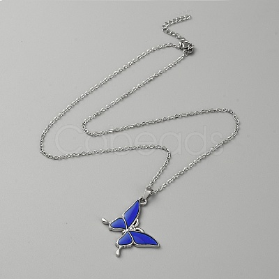 Mood Necklaces Set NJEW-WH0023-18P-1