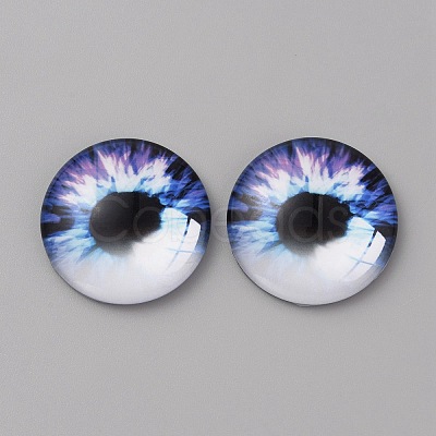 Glass Cabochons LS-GLAA-WH0033-75H-02-1