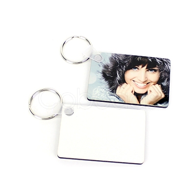 Sublimation Double-Sided Blank MDF Keychains ZXFQ-PW0001-050-1