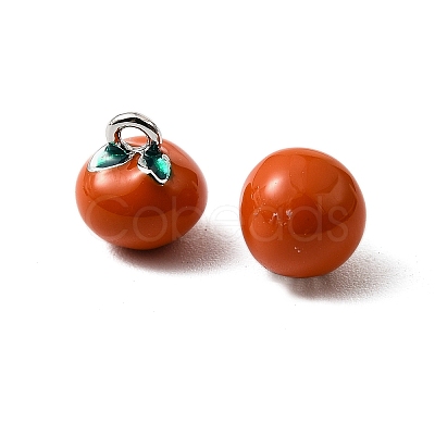 Brass Enamel Charms KK-K351-60D-P-1