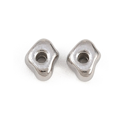Irregular 304 Stainless Steel Beads STAS-D394-03D-P-1