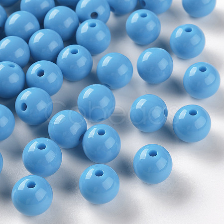 Opaque Acrylic Beads X-MACR-S370-C12mm-8-1