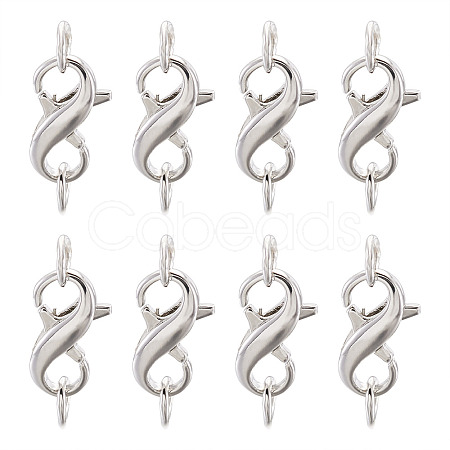 Brass Double Opening Lobster Claw Clasps FIND-TA0001-46P-1