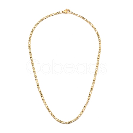 304 Stainless Steel Figaro Chains Necklaces NJEW-JN02976-02-1