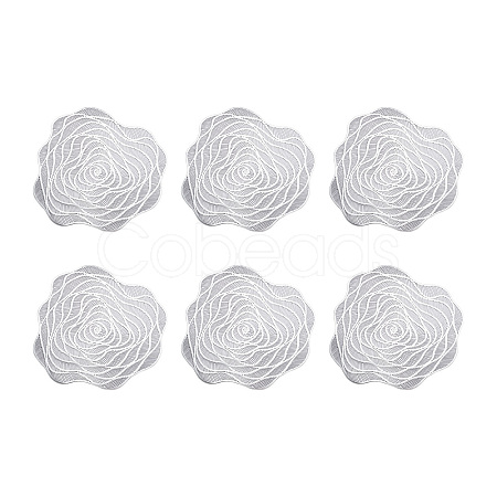 Hollow Rose PVC Hot Pads Holders BT-TAC0001-03A-1