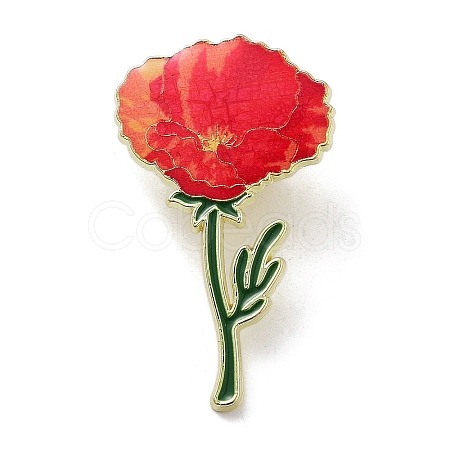 Flower Series Zinc Alloy Enamel Pin LS-JEWB-D069-03A-1