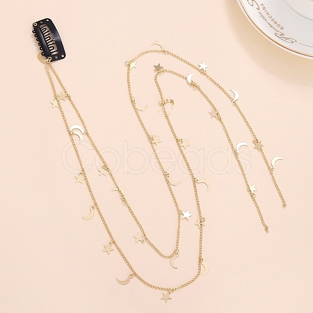 Alloy Tassels Snap Hair Clips PW-WGAC137-01-1