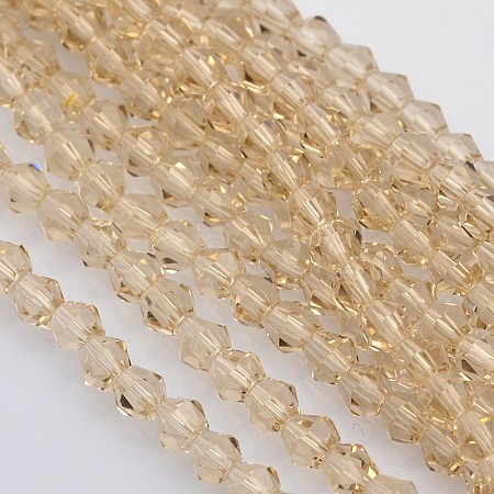 Bicone Glass Beads Strands EGLA-P016-4mm-12-1