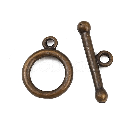 Brass Toggle Clasps KK-P141-01AB-1