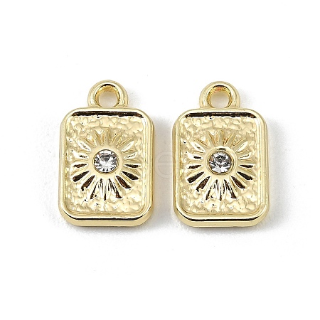 Alloy Rhinestone Pendants FIND-H024-13G-1