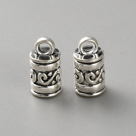 Tibetan Style Alloy Cord Ends FIND-WH0148-528A-1