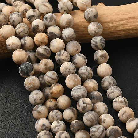 Natural Feldspar Bead Strands G-P295-06-8mm-1