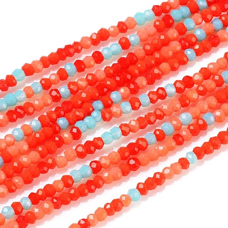 Glass Beads Strands GLAA-F106-A-01-1