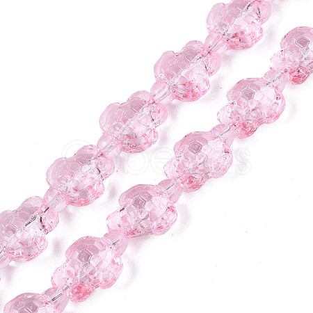 Transparent Glass Beads Strands DGLA-N021-02A-06-1