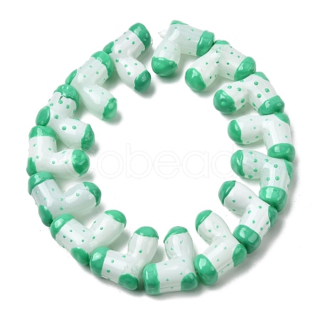 Handmade Glass Enamel Beads GLAA-K070-04A-1