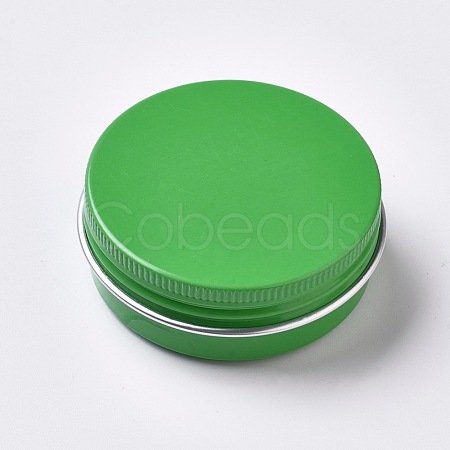 Round Aluminium Tin Cans CON-WH0068-88B-01-1