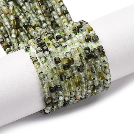 Natural Prehnite Beads Strand G-RM241221-K3-1