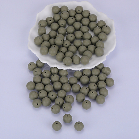 Round Silicone Focal Beads LS-SI-JX0046A-113-1