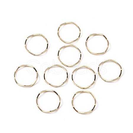 Brass Linking Rings LS-KK-WH0046-61KCG-1