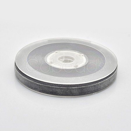 Polyester Velvet Ribbon for Gift Packing and Festival Decoration SRIB-M001-10mm-077-1