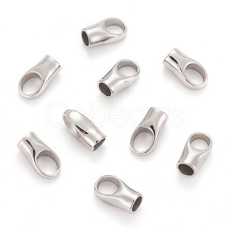 Tarnish Resistant 304 Stainless Steel Cord Ends STAS-I020-03-1