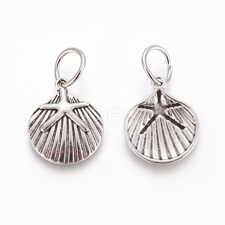 Tibetan Style Alloy Pendants X-PALLOY-F224-02AS-05-1