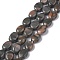 Natural Red Zebra Jasper Beads Strands, Oval, 8x6x3.5~4mm, Hole: 1mm, about 45~52pcs/strand, 15.16~15.74 inch(38.5~40cm)