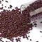 TOHO Round Seed Beads, Japanese Seed Beads, (2639F) Semi Glazed Rainbow Dark Red, 15/0, 1.5mm, Hole: 0.7mm, about 3000pcs/bottle, 10g/bottle