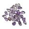 Natural Amethyst Cabochons, Teardrop, 6x4x2.5mm