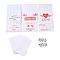 Rectangle Paper Greeting Cards, with Rectangle Envelope and Flat Round Self Adhesive Paper Stickers, Valentine's Day Wedding Birthday Invitation Card, Word, 198x149x0.3mm