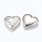 Tarnish Resistant 304 Stainless Steel Locket Pendants, Photo Frame Charms for Necklaces, Heart, Stainless Steel Color, 29x29x7mm, Hole: 2mm, Inner Size: 16.5x21.5mm