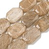 Natural Peach Moonstone Beads Strands G-P544-B04-01-1