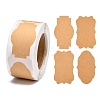 Self Adhesive Kraft Paper Label Tag Stickers DIY-WH0148-19-1