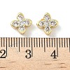 Brass Micro Pave Cubic Zirconia Beads KK-Z120-16G-3