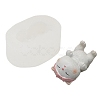 Sleeping Cat Food Grade Silicone Molds DIY-M031-34-1