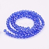 Glass Beads Strands EGLA-J042-4mm-02-2