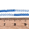 Transparent Glass Beads Strands GLAA-N074-01A-12-5