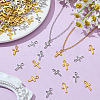 300Pcs 2 Colors Tibetan Style Alloy Pendants FIND-ME0001-56-4