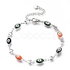 304 Stainless Steel Link Bracelets BJEW-M203-05P-A-1