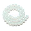 Imitation Jade Glass Beads Strands GR8mm69Y-2