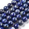 Natural Lapis Lazuli Round Bead Strands X-G-E262-01-10mm-4