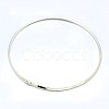 Brass Choker Collar Necklace Making BJEW-F132-02S-1