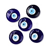 Handmade Lampwork Evil Eye Pendants LAMP-E106-02C-2