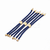 Nylon Twisted Cord Bracelet Making MAK-T003-02G-1