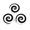 Halloween wood beads WOOD-S064-01D-1