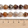 Natural Agate(Dyed & Heated) Beads Strands G-K425-B06-01-4