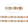 Brass Enamel Curb Chains CHC-C003-13G-19-2